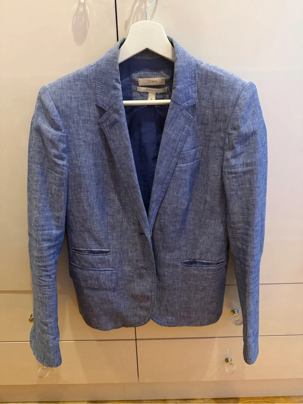 J. Crew Woman’s Blue Linen Blazer